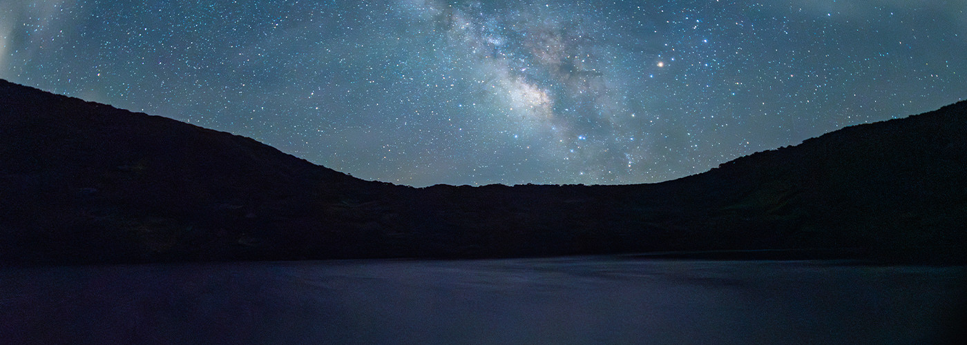 大路池の星空